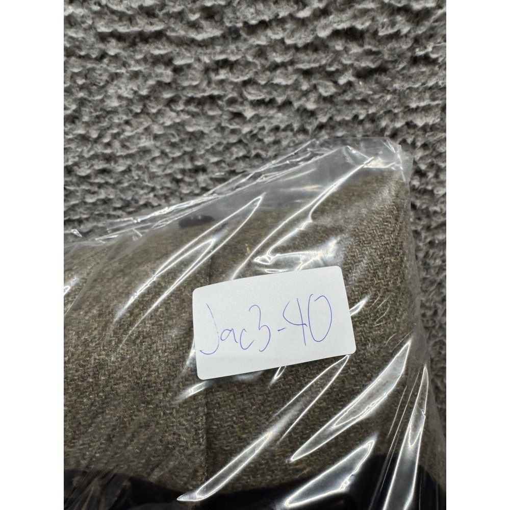 Beretta Sport Tweed Jacket Green Check Lana Wool Vintage Blazer Women's 48‎ - Picture 9 of 9